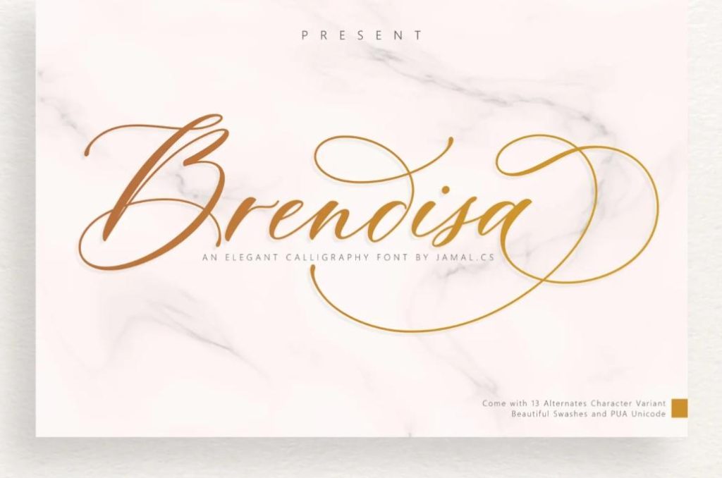 Lovely Wedding Calligraphy Fonts