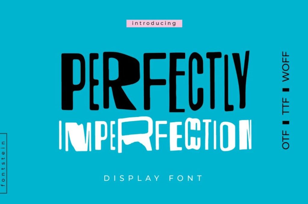 Messy Display Style Fonts