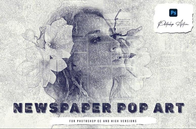 Newspaper Pop Art Effect
