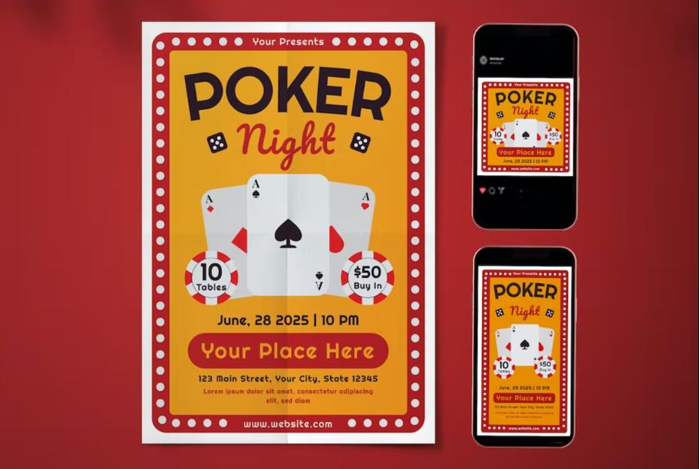 Poker Game Promotional Set