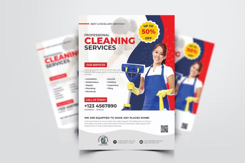 Professional Cleaning Company Flyer