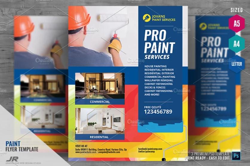 Professional Painting Services Flyer