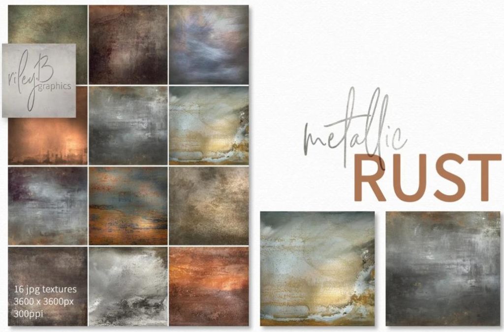 Professional Rustic Mettalic Backgrounds