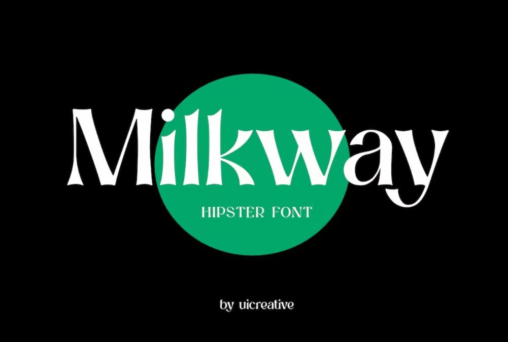Retro Hipster Style Typefaces
