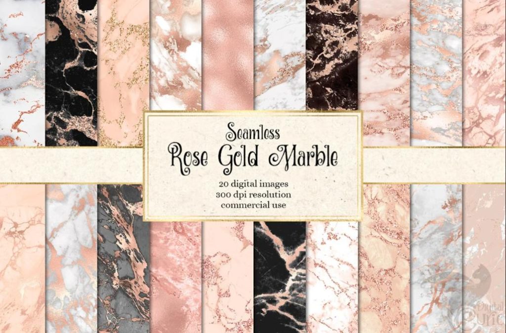 Seamless Rose Marble Backgrounds