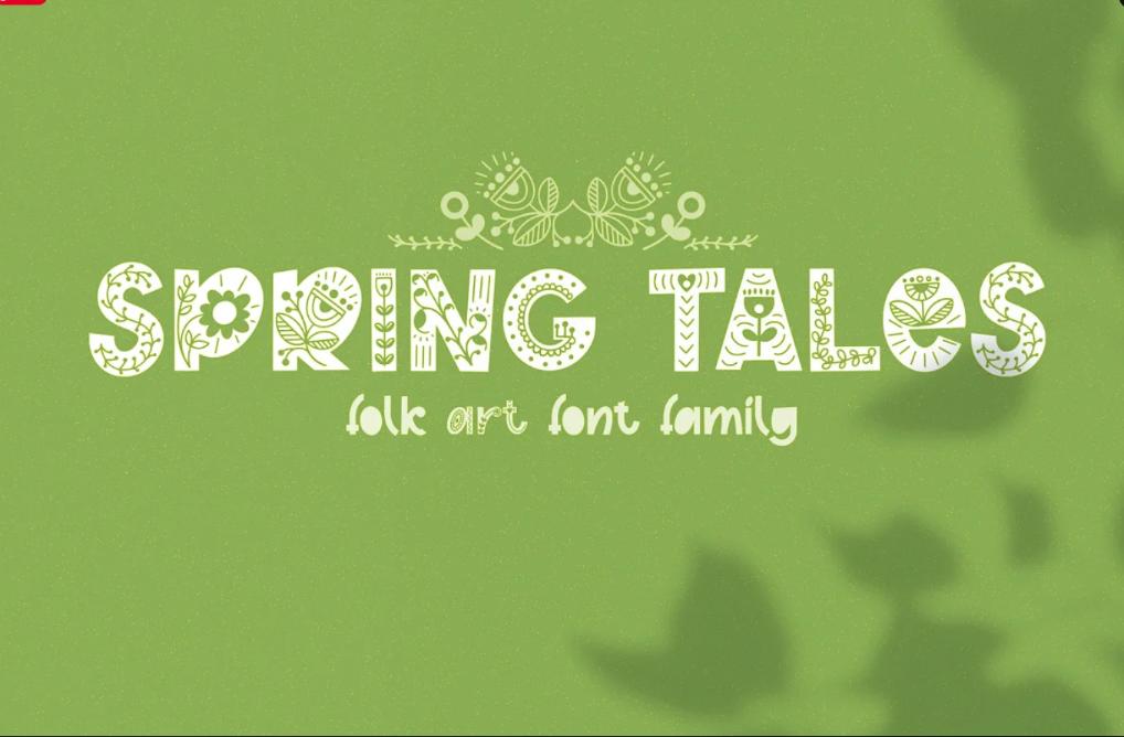 Spring Style fonts