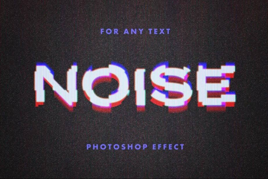 VHS Distortion Text Effect