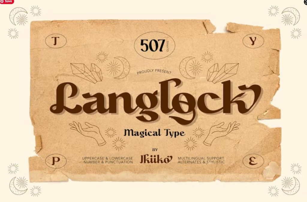 Vintage Magical Type Font