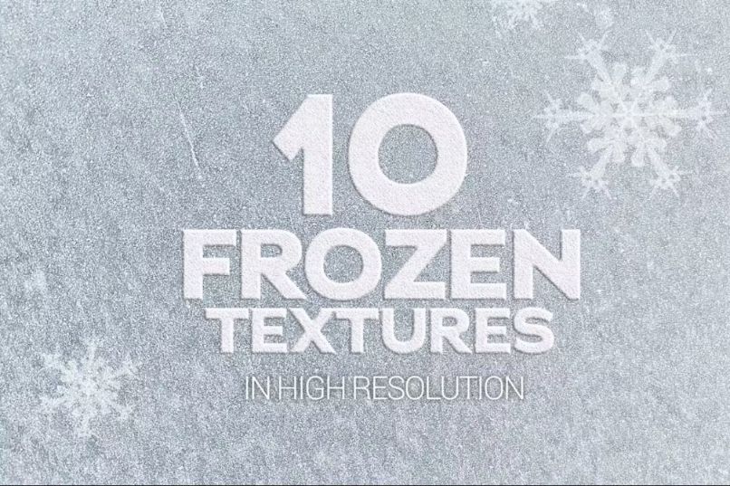 10 High Resolution Frozen Backgrounds