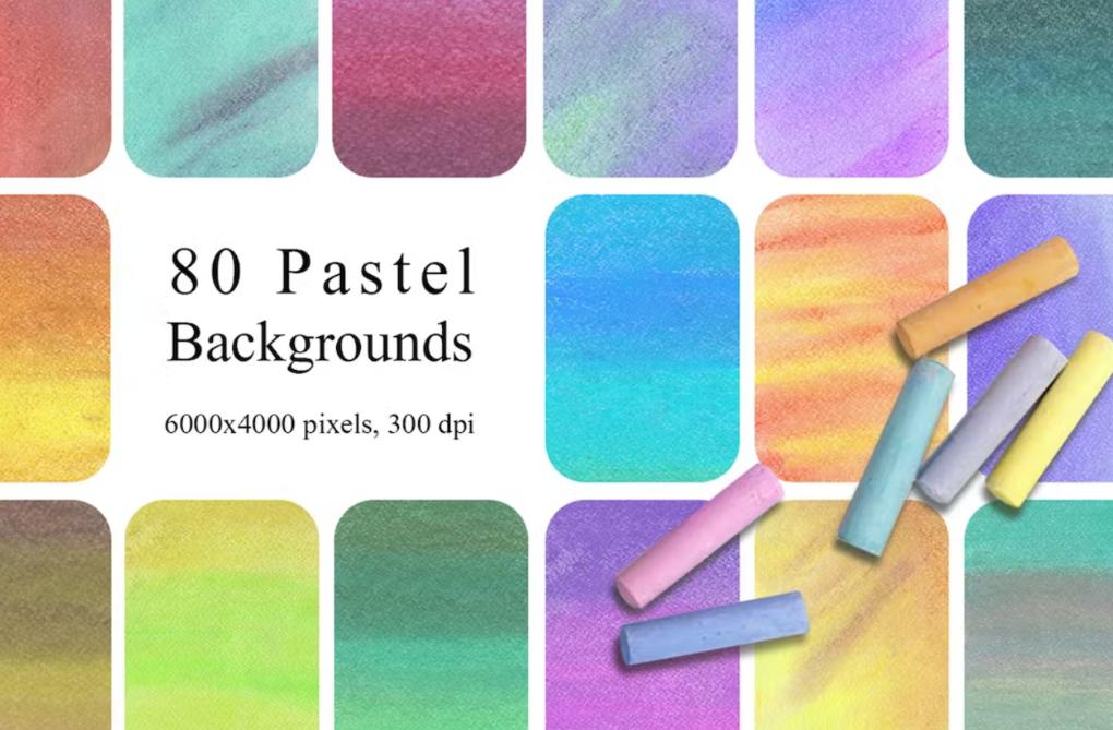 80 Unique Pastel backgrounds
