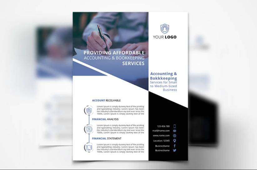 Accounting Company Flyer Template