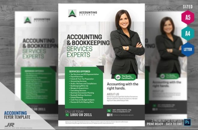 Accounting Services Flyer Template