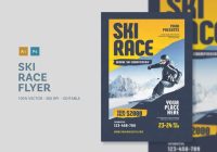 Ski Race Flyer Template