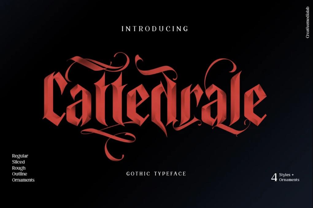 Creative Medieval Style Font