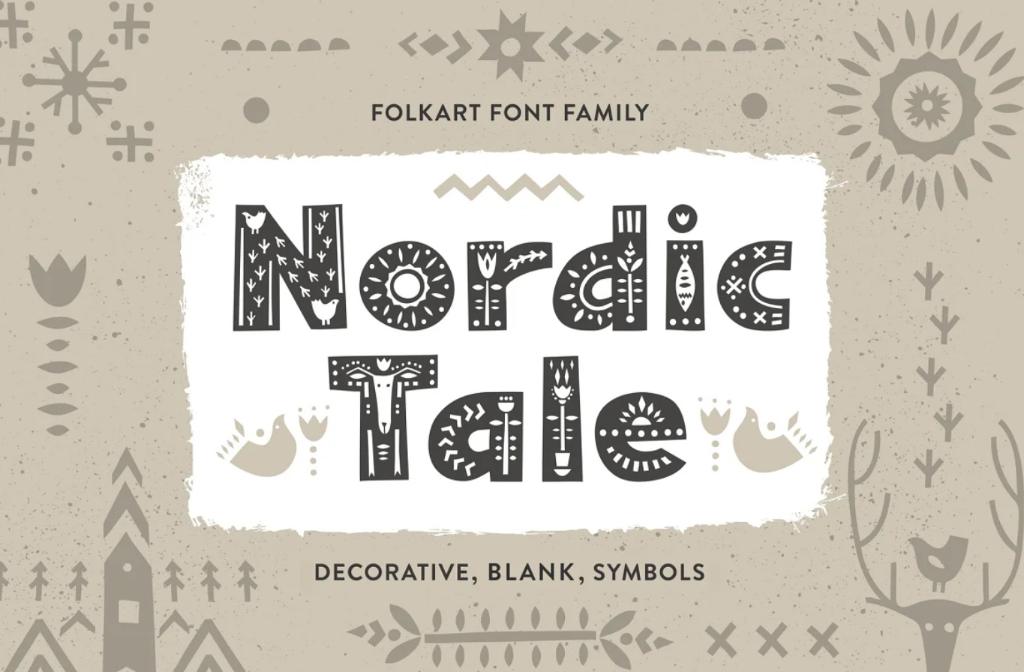 Creative Nordic Display Font