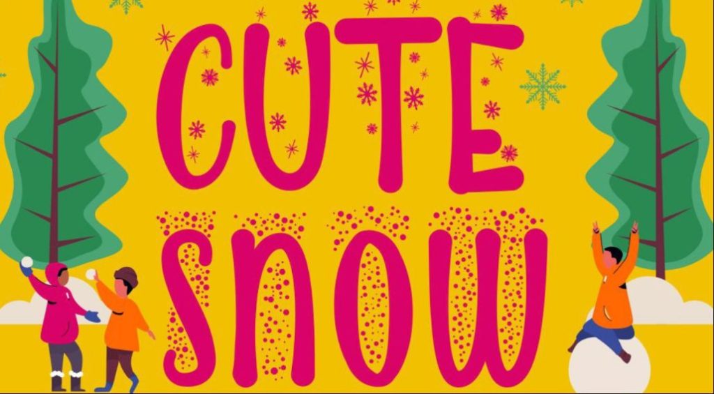 Cute Snow Style font
