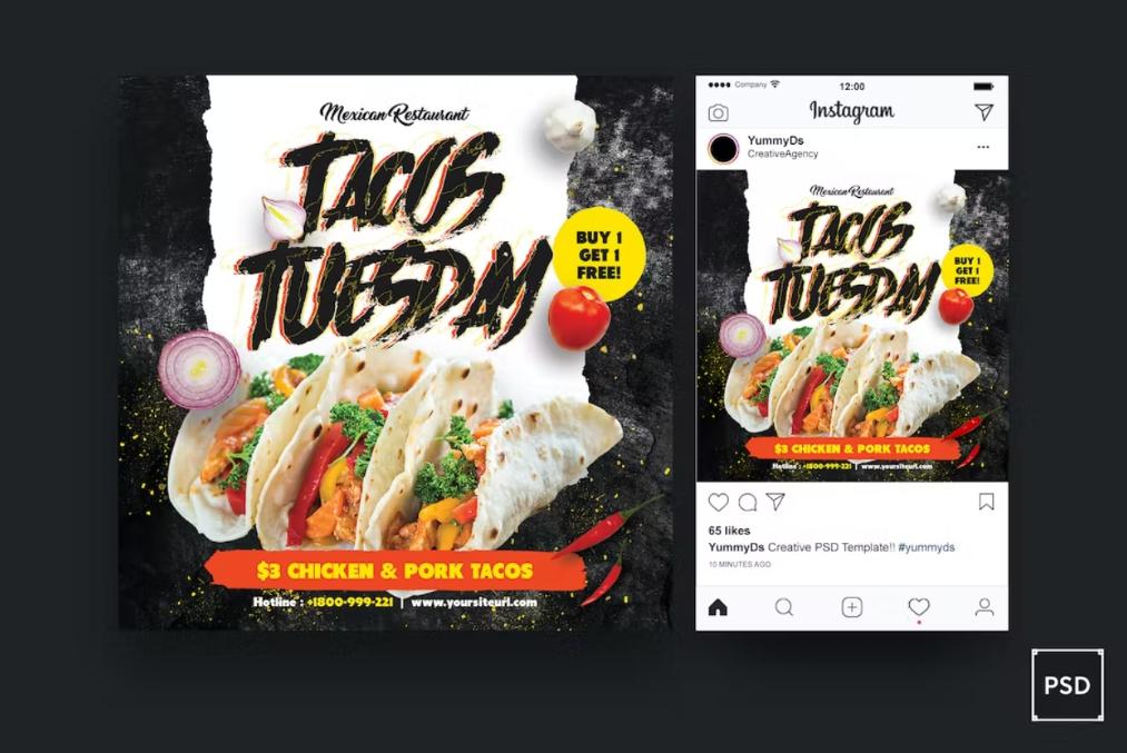 Editable Taco Tuesday Flyer
