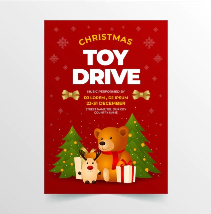 Free Christmas Charity Poster