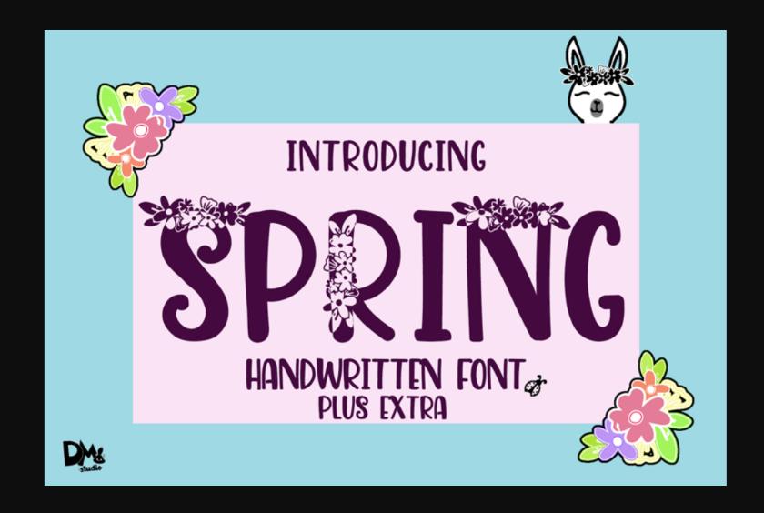 Free Handwritten Spring Font