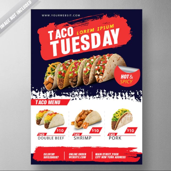 Free Taco Tuesday Poster