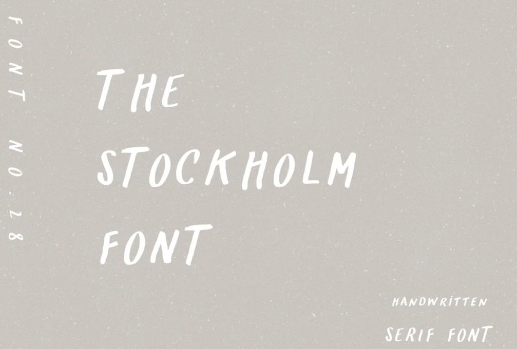 Minimal Modern Display Font
