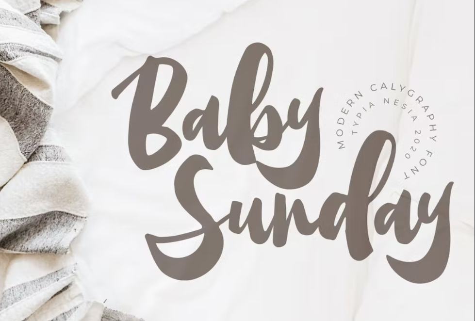 Modern Baby Style Font
