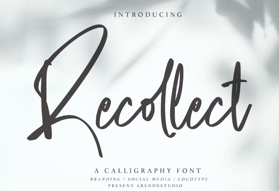 Modern Classic Style Font