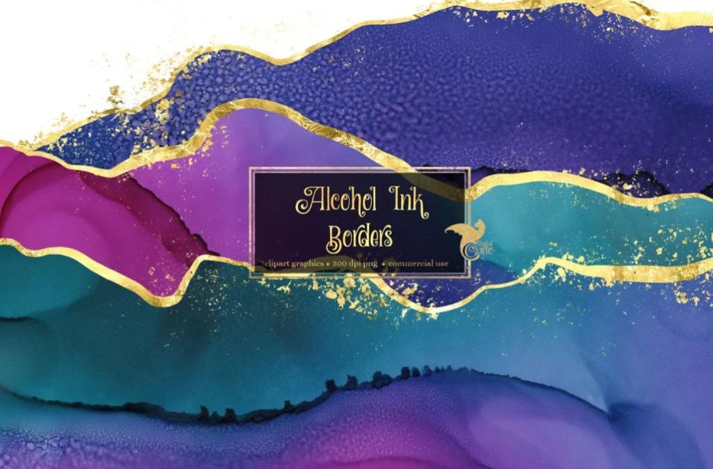 Professional Alcohol Ink Backgrounds