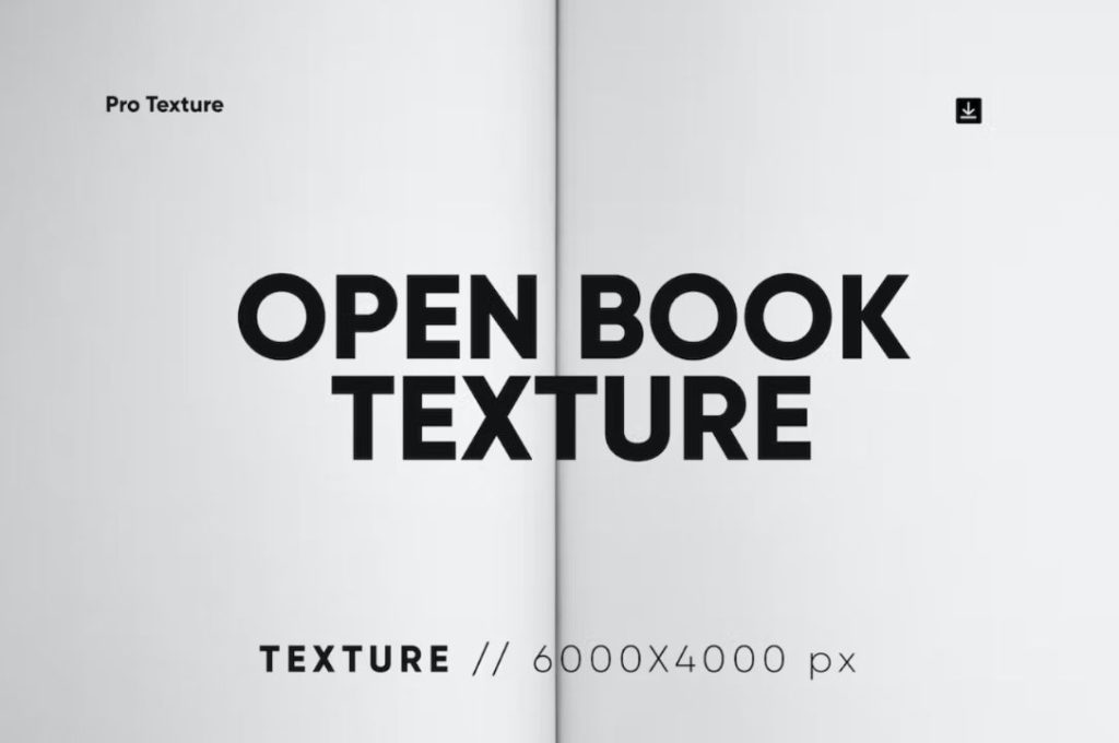 Professional Open Book Texture Design