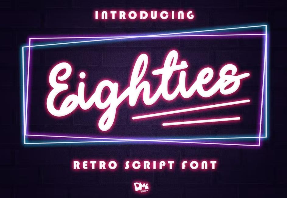 Retro Party Style Font