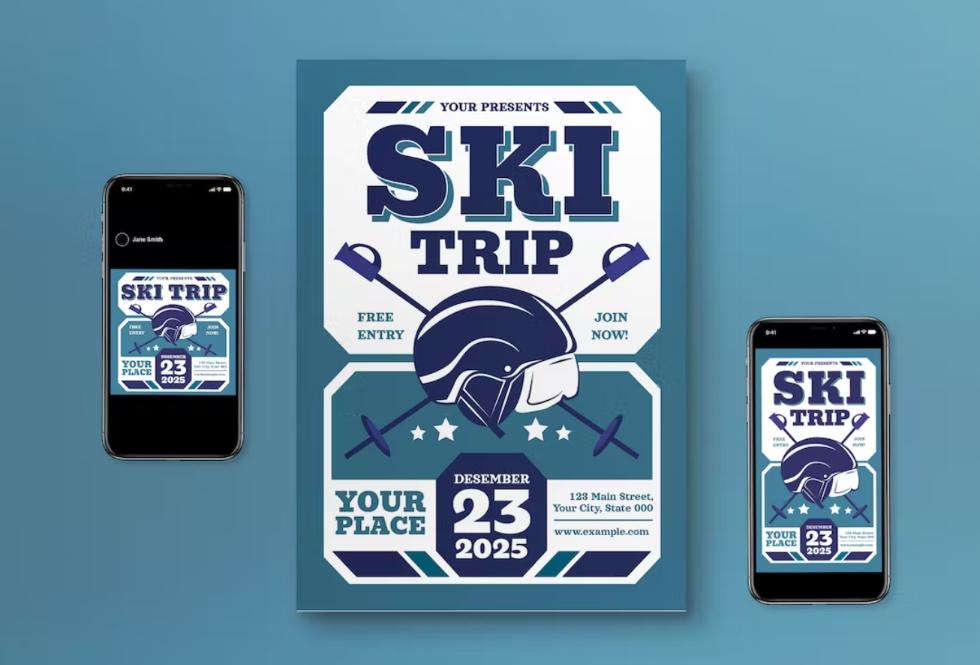 Ski Trip Promotional Set