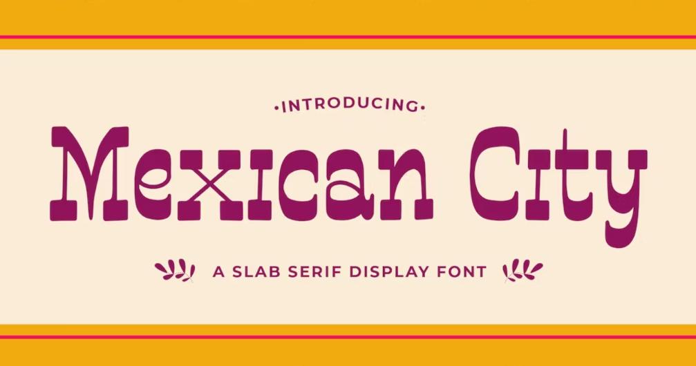 Slab Serif Mexico Font