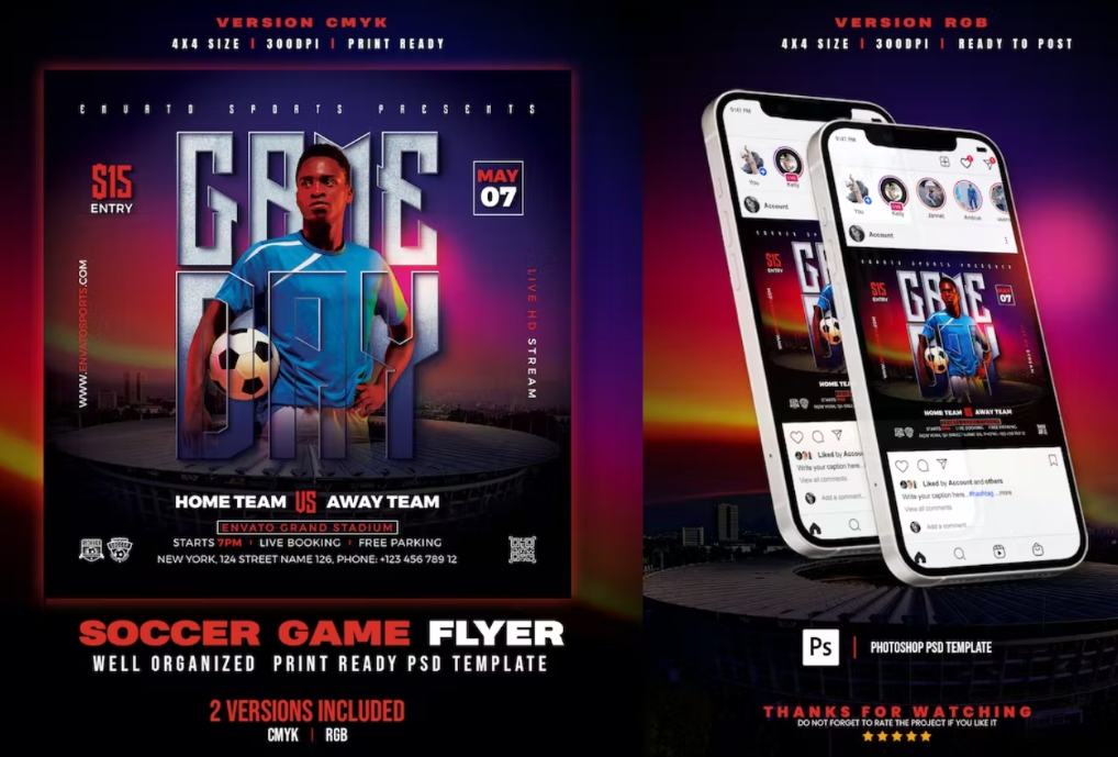 Soccer Game Promotional Set