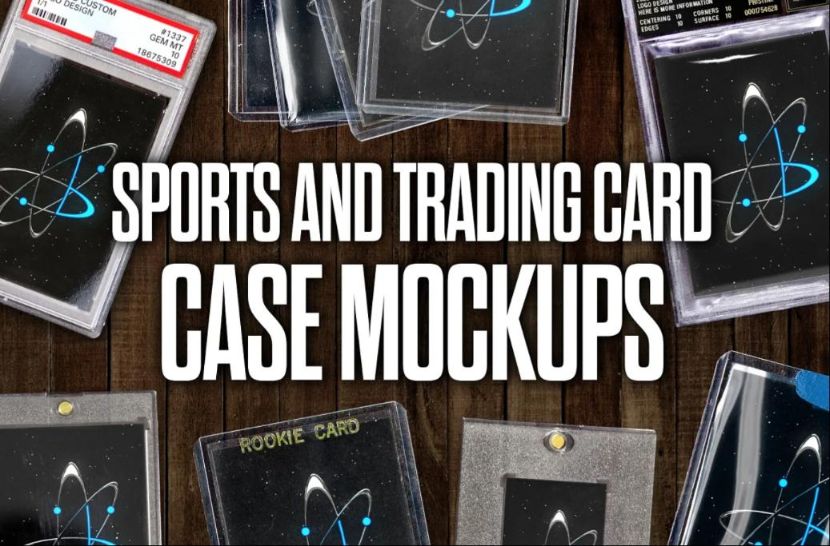 Trading Card Case Mockups Set
