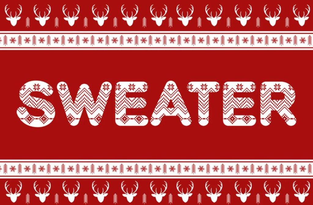 Ugly Sweater Style Display Fonts
