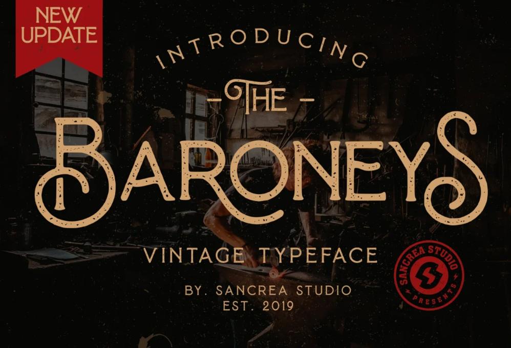 Vintage Classic Style Typeface
