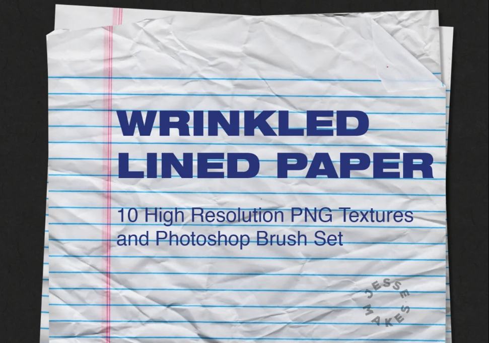 Wrinkled Line Paper Backgrounds
